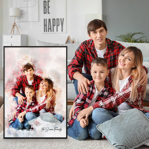 Family Personalized Wall Art Gift For Friend - Poster & Canvas - GoDuckee