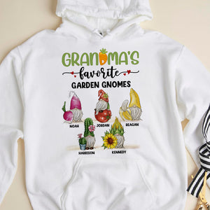 Grandma's Favorite Garden Gnomes, Personalized Shirt, Gift For Grandma - Shirts - GoDuckee