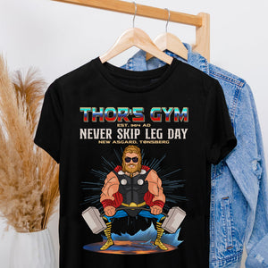 Never Skip Leg Day Gym Shirts, Gift For Gymer - Shirts - GoDuckee