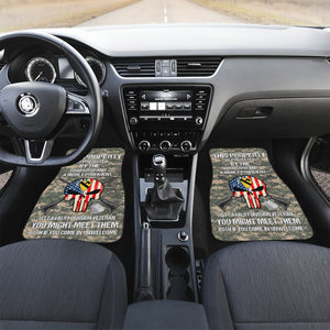 Personalized Veteran Car Mats - Custom Military Unit - This Property Is Protected By The Good Lord - Doormat - GoDuckee