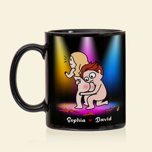 I Adore You And Love Every Part Of You Especially Your Butt - Personalized Couple Mug - Gift For Couple - Coffee Mug - GoDuckee