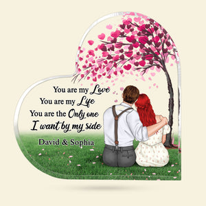 You Are My Love You Are My Life Personalized Couple Plaque, Gift For Couple - Decorative Plaques - GoDuckee