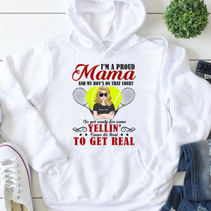 Tennis Get Ready For Some Yellin' Cause It's About To Get Real Custom Shirts - Shirts - GoDuckee