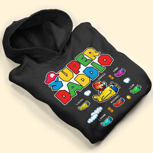 Super Dad Personalized Pilot Father's Day Shirt Gift For Dad, Grandpa - Shirts - GoDuckee