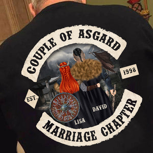 Viking Couple Marriage Chapter - Personalized Shirt - Gift for Couple - Couple Shoulder to Shoulder - Shirts - GoDuckee