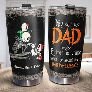 Partner in Crime, 03QHDT150423 Personalized Mom Dad Tumbler Gift - Tumbler Cup - GoDuckee