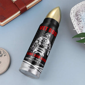Vet Bod Like Dad Bod But With More Knee Pain, Personalized Bullet Tumbler, Father's Day Gifts for Dads - Water Bottles - GoDuckee