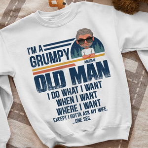 I'm A Grumpy Old Man, Man T-shirt Hoodie Sweatshirt - Shirts - GoDuckee