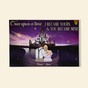 I Became Yours & You Became Mine, Couple Sweet Love Canvas Poster - Poster & Canvas - GoDuckee