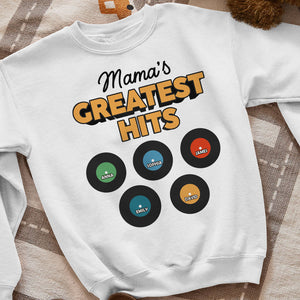 Mama's Greatest Hits Personalized Shirt, Mother's Day Gift For Vinyl Lovers-03qhti170423 - Shirts - GoDuckee
