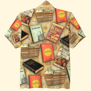 Custom Book Photo Hawaiian Shirt, Gift For Book Lovers - Hawaiian Shirts - GoDuckee