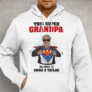 This Super Dad Belongs To - Personalized Shirts - Gift For Father's Day - Shirts - GoDuckee