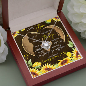 To My Mom, Gift For Mom, Mom And Daughter Necklace, Mother's Day Gift - Jewelry - GoDuckee