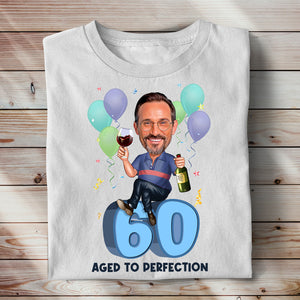 Aged To Perfection Personalized Birthday Shirts, Gift For Man - Shirts - GoDuckee