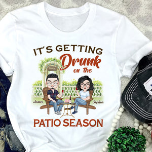 Couple Shirt Drinking, Personalized T-shirt Hoodie Sweatshirt - Shirts - GoDuckee