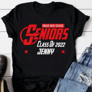 Graduate Seniors Class Of - Personalized Shirts - Shirts - GoDuckee