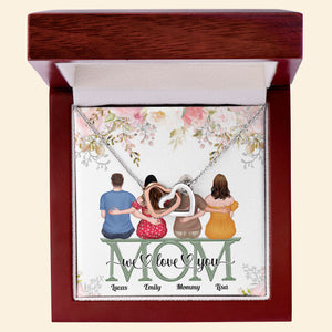 Mom We Love You, Personalized Necklace, Gift For Mom, Mother's Day Gift - Jewelry - GoDuckee