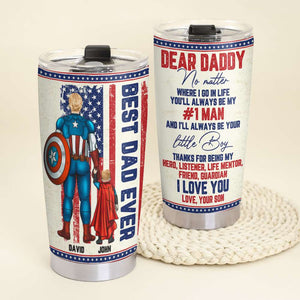 Super Daddy Family Gift 05NADT110423TM Personalized Family Tumbler - Tumbler Cup - GoDuckee