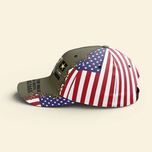 I Walked The Walk In Combat Boots and Dogtags, Personalized Classic Cap, Military Gift - Classic Cap - GoDuckee