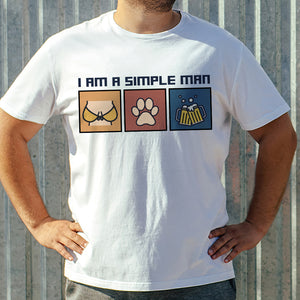I'm A Simple Man, Hobby Man T-shirt Hoodie Sweatshirt - Shirts - GoDuckee