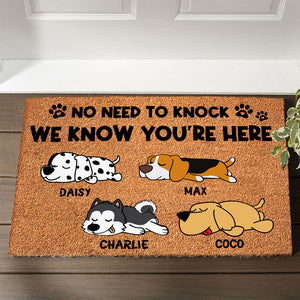 All Guests Must Be Approved By The Dogs - Personalized Dog Doormat - Gift For Dog Lovers - Doormat - GoDuckee