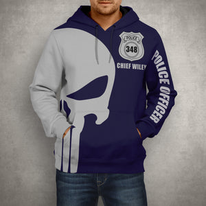 Personalized Police All Over Print Shirt - Pattern - Custom Unit - AOP Products - GoDuckee