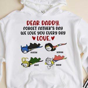 Dad We Love You Everyday, Personalized Shirts, Funny Dad Gifts from Super Sperms - Shirts - GoDuckee