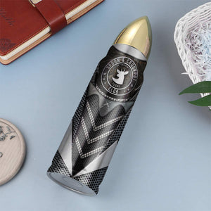 Personalized Hunter Bullet Tumbler - Spoon & Crockpot - Water Bottles - GoDuckee