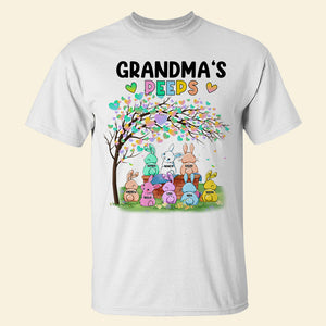 Grandma's Peeps, Personalized Shirt, Easter Gift For Grandma - Shirts - GoDuckee