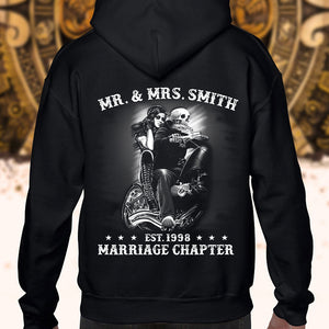 Biker Marriage Chapter - Personalized Shirts - Gift for Couple - Biker Couple of The Ride - Shirts - GoDuckee