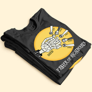 Father Of Nightmares Personalized Father's Day Shirt Gift For Dad - Shirts - GoDuckee