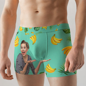 Custom Men Boxer Briefs, Banana Pattern - Boxer Briefs - GoDuckee