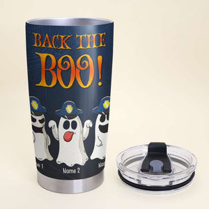 Personalized Police Family Tumbler - Back The Boo - Tumbler Cup - GoDuckee