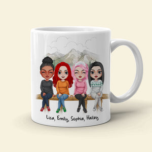 We'll Always Be Friends Because You Match My Level Of Crazy - Personalized Friends Mug - Coffee Mug - GoDuckee