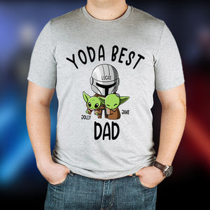 Best Dad In The Galaxy - Personalized Shirts - Gift For Father's Day - Shirts - GoDuckee