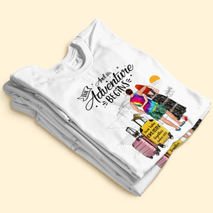 And So, The Adventure Begins Personalized Cruising Couple Shirt Gift For Couple - Shirts - GoDuckee