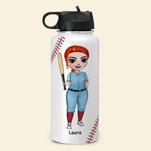 Personalized Baseball Mom Water Bottle - I Spend More On Baseball Gear Than Purse - Water Bottles - GoDuckee