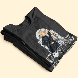 Galaxy Couple 04huti261222tm Personalized Shirt - Shirts - GoDuckee