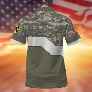 Veteran We Will Never Forget, Personalized Polo Shirt, Military Gifts, Custom Military Unit - AOP Products - GoDuckee