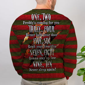 Halloween Nine Ten Never Sleep Again, All Over Print Shirt, Gift for Horror Fans - AOP Products - GoDuckee