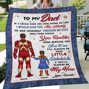 Family Gift For Dad 01ACLI040423TM Personalized Blanket - Blanket - GoDuckee