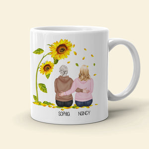 You're Like Sunflower Strong, Happy Mother's Day Personalized Coffee Mug, Gift For Mom - Coffee Mug - GoDuckee