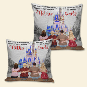 Love Mom And Children 05DNDT120423TM Personalized Square Pillow - Pillow - GoDuckee