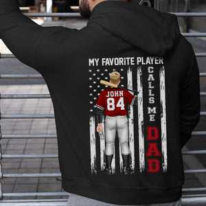 My Favorite Player Call Me Dad Personalized Shirt, Gift For Father's Day - Shirts - GoDuckee