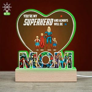 Family 06OHDT230323TM Personalized 3D Led Light Wooden Base Gift For Mother's Day - Led Night Light - GoDuckee