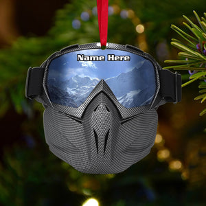 Skiing Mask - Personalized Christmas Ornament - Ornament - GoDuckee