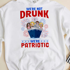 Cruising We're Not Drunk We're Patriotic - Personalized Shirts - Shirts - GoDuckee