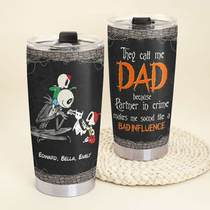 Partner in Crime, 03QHDT150423 Personalized Mom Dad Tumbler Gift - Tumbler Cup - GoDuckee
