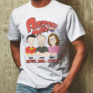 Best Dad Ever Custom State, Personalized Shirts, Gifts for Dads - Shirts - GoDuckee