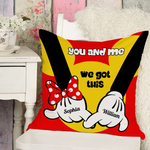 Hand In Hand Couple Pillow 03DNDT180123 - Pillow - GoDuckee